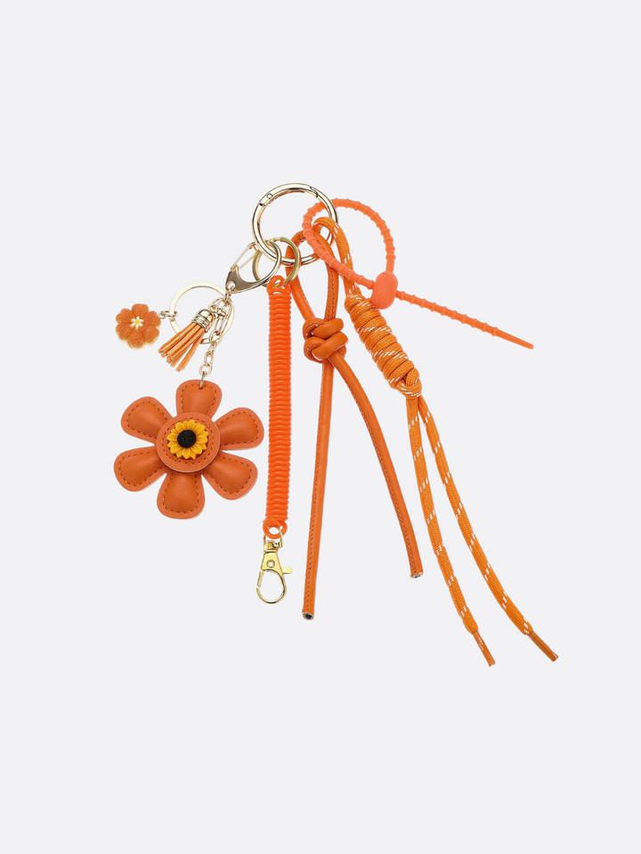 pendentif pour sac à main orange
