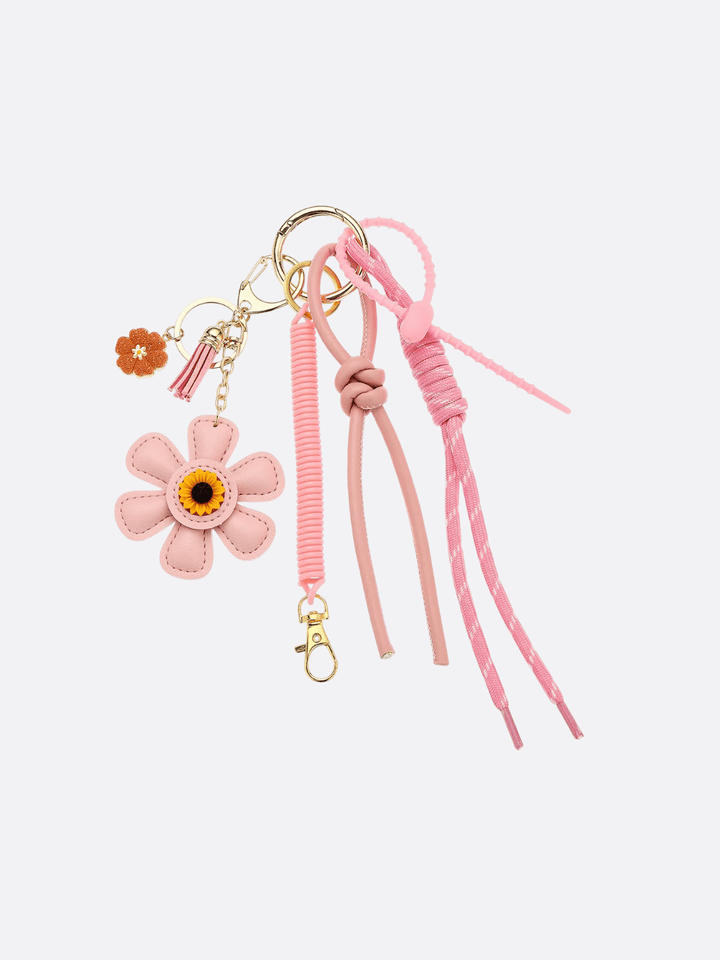 pendentif pour sac à main rose
