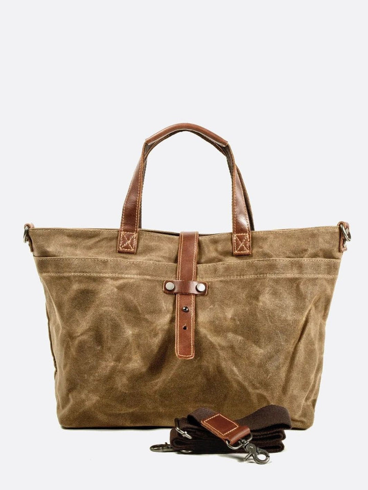 Sac cabas toile marron clair